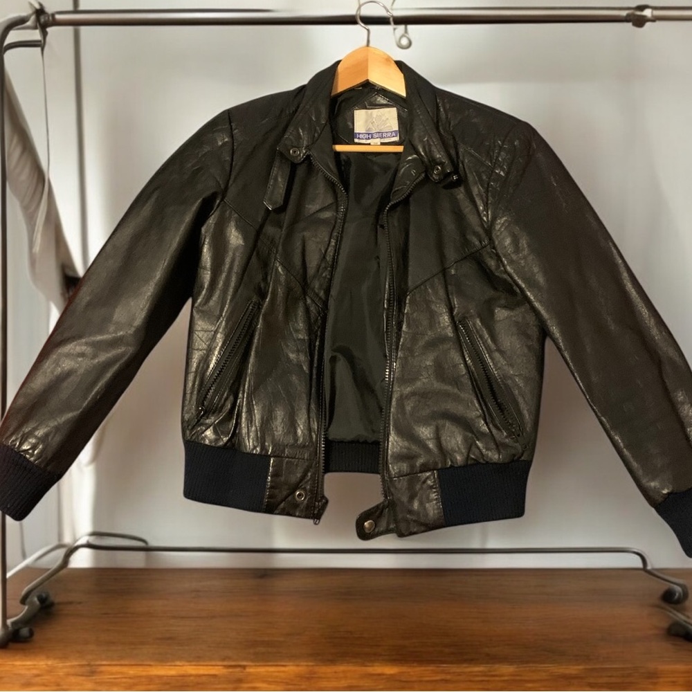 Vintage High Sierra Leather Bomber jacket